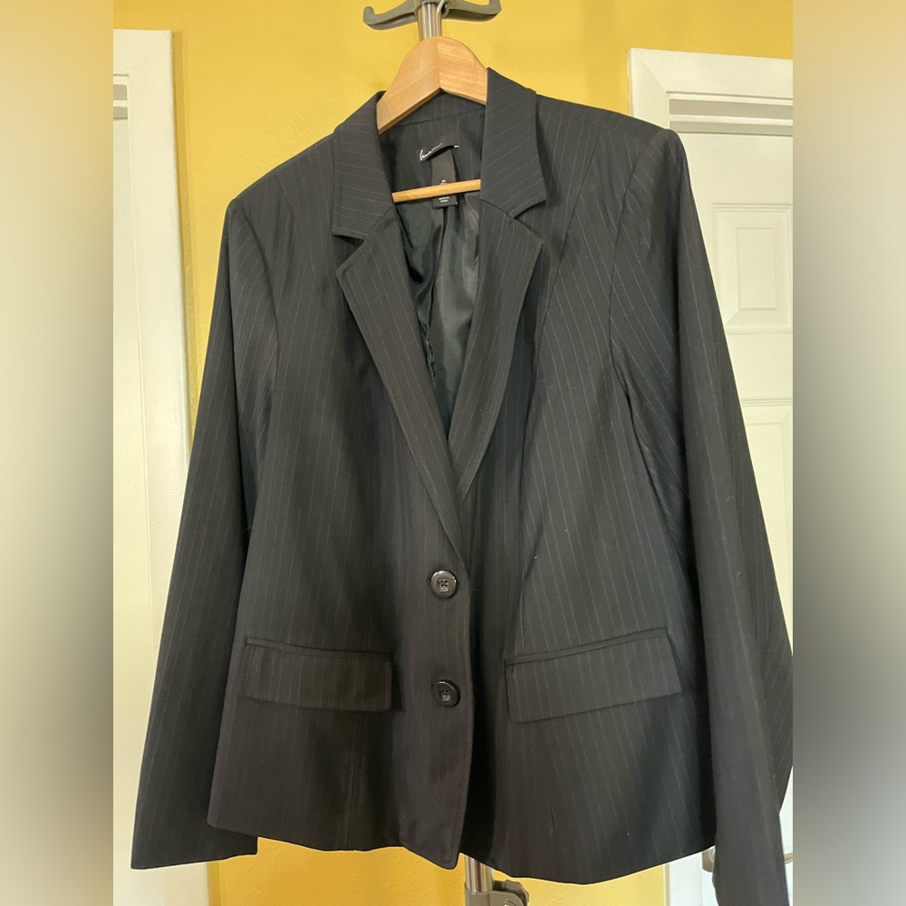 Lane Bryant Pinstripe Blazer sz 24